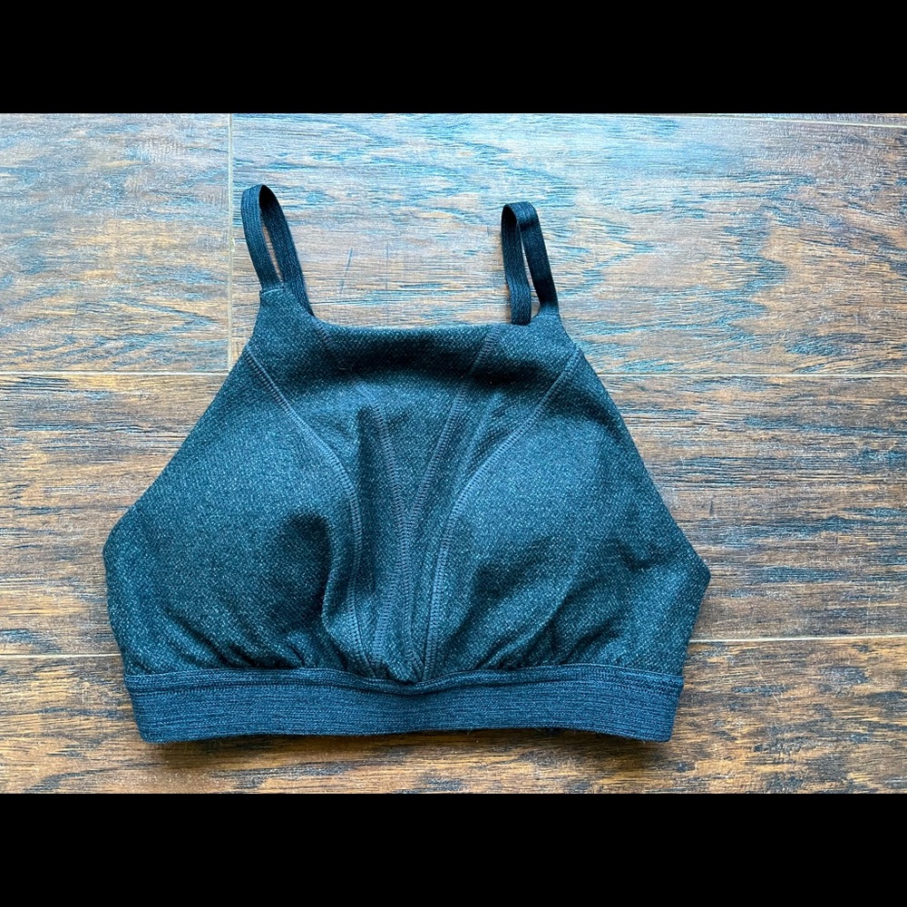 Prana XS Black Yoga Bra Top NWT